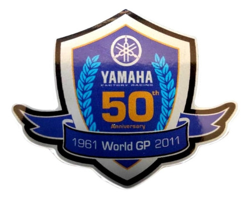 Emblema Mundo Yamaha Para Motocicleta 2 Unidades