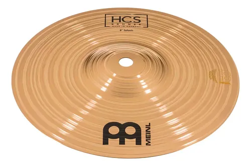 MEINLヘボロ　カバーつき Prato Splash Meinl HCS Bronze 8 Pol B8 Sonoridade Brilhante