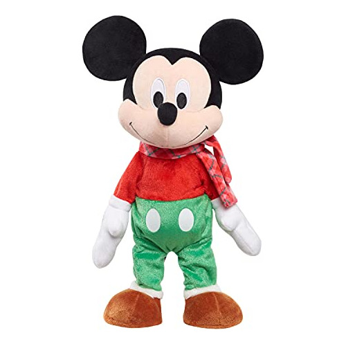 Disney Holiday 13.5-inch Dancing Feature Plush, Mickey Mouse