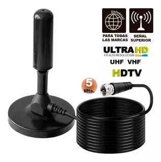 Antena Digital Hdtv 3.5 Dbi 5 Metros Ah-0031