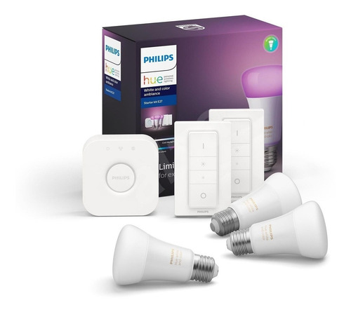 Philips Hue Kit White And Colors + Led Dicroica W&c Nueva