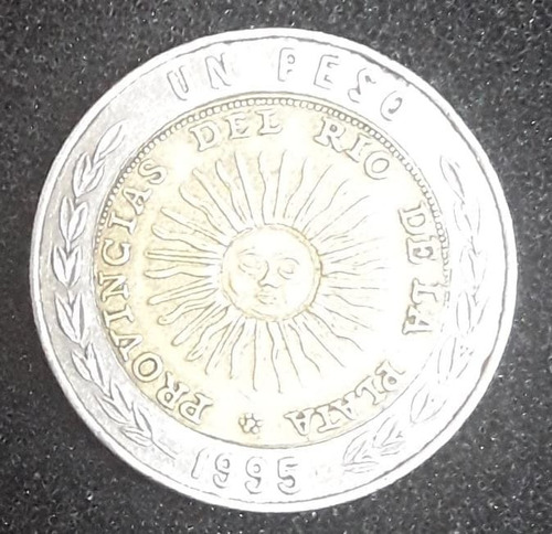 Moeda Un Peso Ano 1995 Argentina