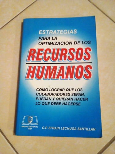 Estrategias Para La Ptimización Delos Recursos Humanos