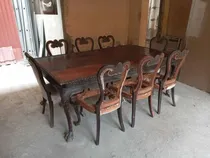 Comprar Antiguo Juego De Comedor, Madera Palo Rosa 