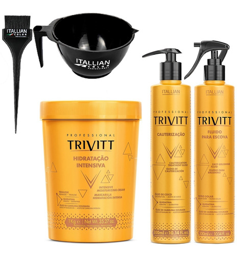Imagem 1 de 6 de Trivitt - Kit Cauterização, Másc. 1kg, Fluído + Brindes