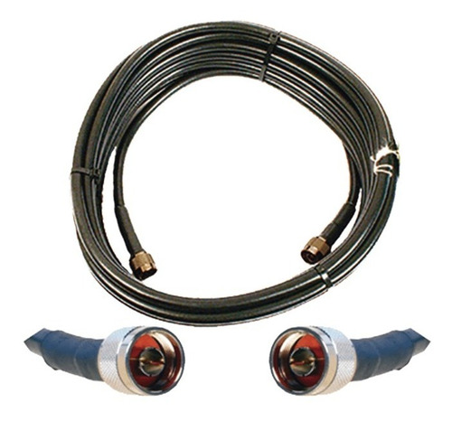 Jumper Coaxial 50ohm Con Cable Wilson-400 Conector N Macho