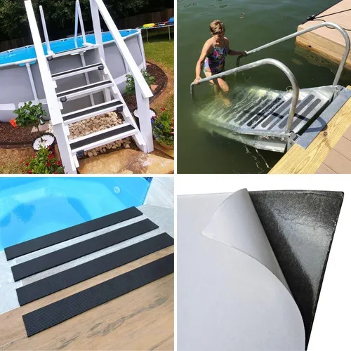 Pegatina: borde de piscina, antideslizante, suelo sumergido, escalera