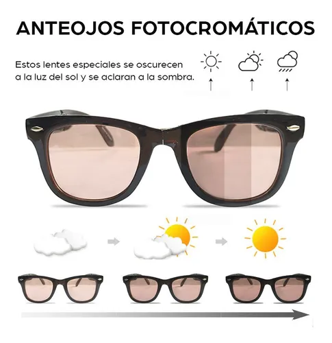 Anteojos que se oscurecen con el sol hotsell