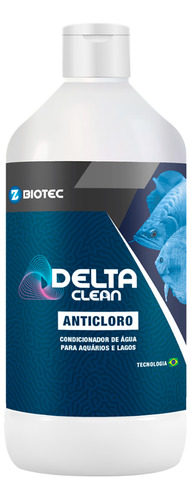 Anticloro Deltafish Deltaclean 1000ml Para Aquários E Lagos