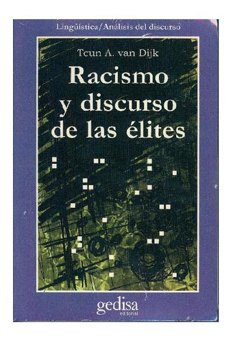 Racismo Y Discurso De Las Élites