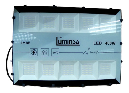 Reflector Led 400 W Luminsa Multivoltaje 85/265 V Ip66 