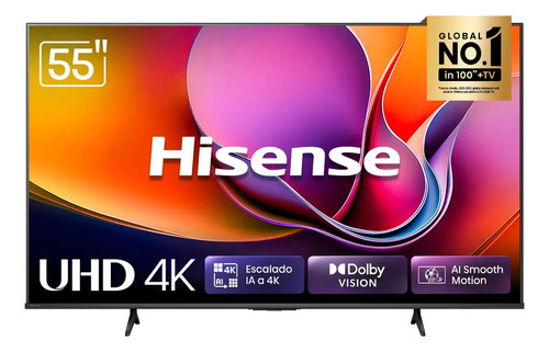 Hisense Smart TV Pantalla 55 Pulgadas LED 55A65NV Vidaa