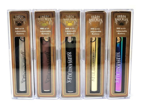 Imagen 4 de 4 de Vaporizador Brass Knuckles 900mah Para Cartridge Rosca 510
