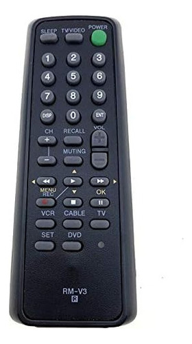 Control Universal Para Tv, Vcr, Dvd Y Cable Rm-v3bk