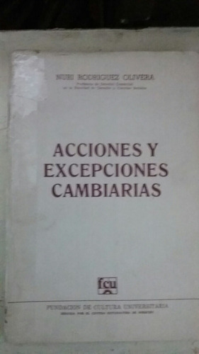 Acciones Y Excepciones Cambiarias