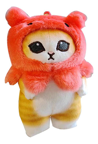 Gato Gatito Michi De Peluche Kawaii Con Disfraz Diseños 13cm