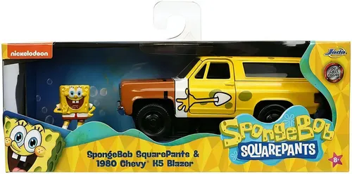 Spongebob Squarepants 1980 Chevrolet K5 Blazer 1:32 Jada