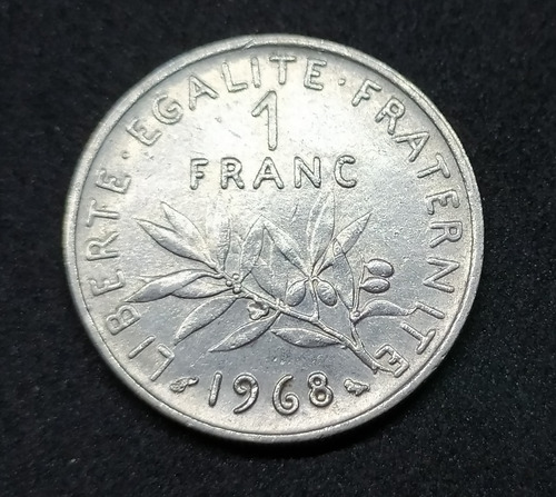 Francia - Moneda De 1 Franc - Año: 1968