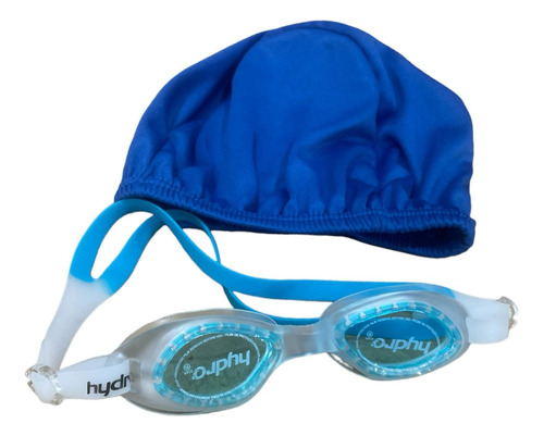 Combo Kit De Natacion Antiparra Jr + Gorro Pileta Niños Tml