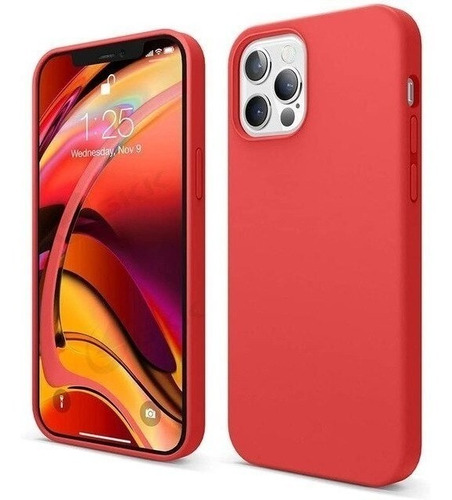 Funda ultrafina para iPhone 12 y 12 Pro (6.1 pulgadas) - Rojo