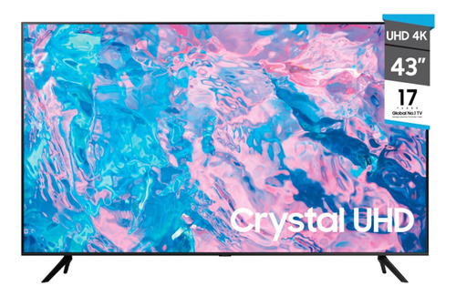 Samsung Smart Tv 43  Cu7000 Crystal Uhd 4k 2023 Bde 
