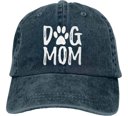 Gorra De Béisbol Ajustable Para Perro Y Mamá, De Tela Vaquer