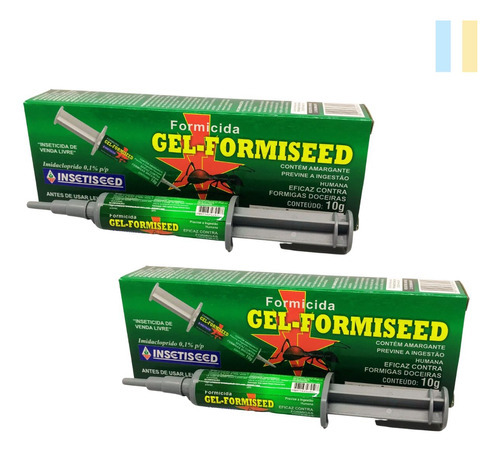 Gel Formicida Insetiseed 2 Seringas De10g