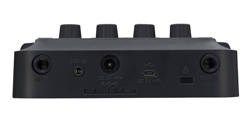 Imagen 3 de 3 de Pedal de efecto Zoom G1 Four negro