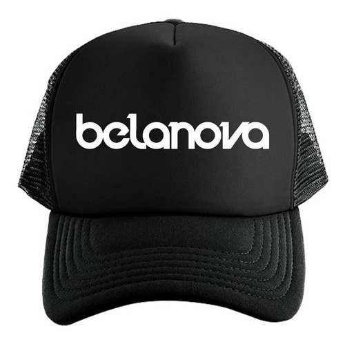 Gorra Black Unisex De Malla Belanova Electro Pop