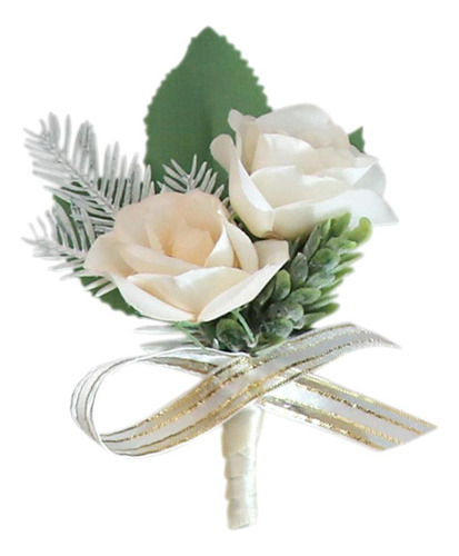 Decoración Novia Ramillete Ojal Rosa Flor Favor