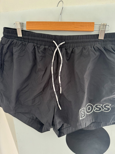 Shorts Corto Bañador Hugo Boss Talle Xl Negro