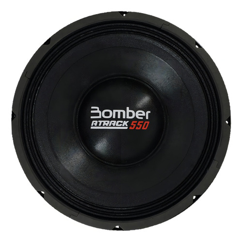 Alto Falante Bomber 12 Pol Woofer Atrack 550w Rms 4 Ohms Cor Preto
