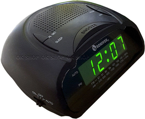 Radio Reloj Despertador Am Fm Digital ¡ Visión Nocturna!