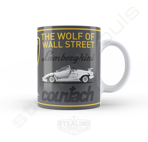 Taza | The Wolf Of Wall Street | Lobo | Lamborghini Countach