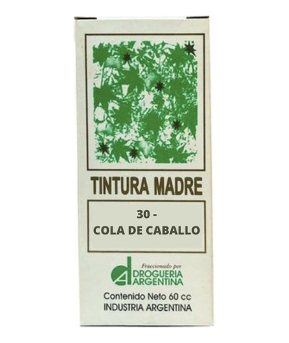 Tintura Madre Cola De Caballo X 60 Cc Drogueria Argentina