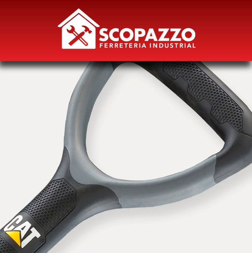 Imagen 4 de 7 de Pala Ancha De Jardín Cat K10-105 Acero Mango D Dielectrica