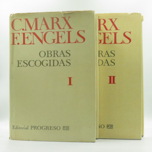 C. Marx F. Engels Obras Escogidas Tomo 1 Y 2
