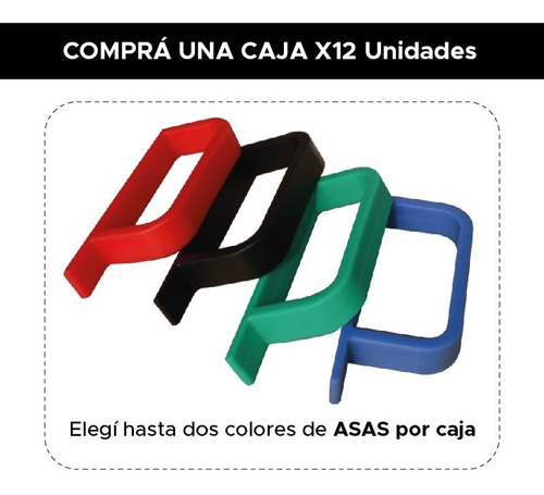 Imagen 3 de 6 de Taza Plastica Sublimable Asa Manija Color X12