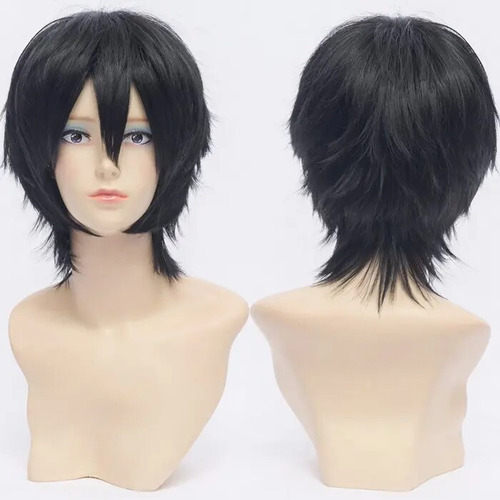 Peluca De Pelo Negro De Sword Art Online Sao Kirigaya Kazuto