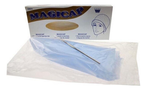 Gorro De Silicona Para Teñir El Pelo Gorro Visos Profesional Color Azul
