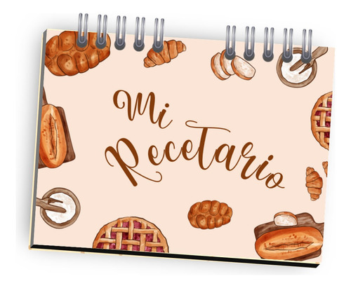 Recetario: Cuaderno Para Anotar Recetas De Cocina, Tamaño A5