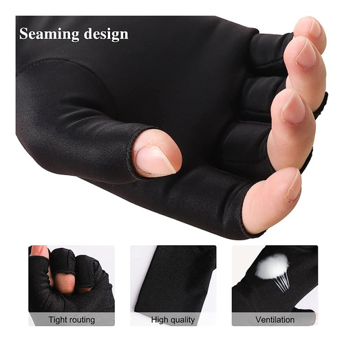 Guantes Anti Uv Para Lámpara De Uñas Guantes De Manicura