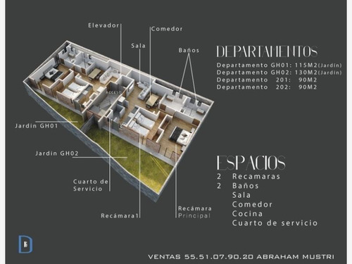 Imagen 4 de 17 de Departamento En Venta En Lomas De Vista Hermosa