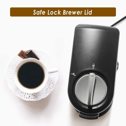 Chulux Single Serve Cafetera Brewer Para Single Cup Caps