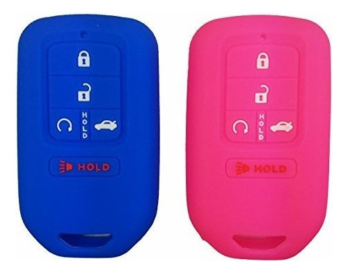 Coolbestda 2pcs Key Fob Keyless Cover Remote Case Skin Jacke