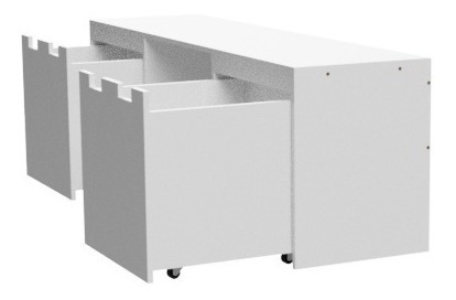 Baú Organizador Com Mesa Para Estudo 100% Mdf( Mesas Baús)