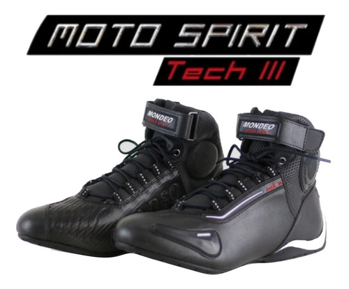Bota Mondeo Masculina Moto Spirit Tech3  Preto