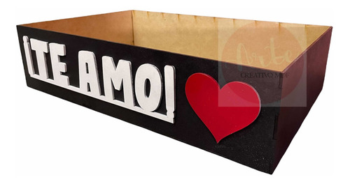 Bandeja Para Desayuno Sorpresa Mdf 3 Mm San Valentín Grande