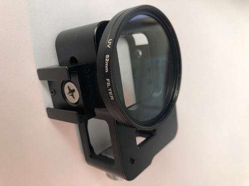 Case De Alumínio Protetora Gopro Hero5/6/7 + Filtro Uv 52mm