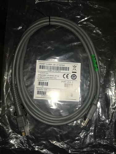 Imagen 2 de 8 de Cable Usb Para Lector De Código De Barras Cba-u01 S07zar